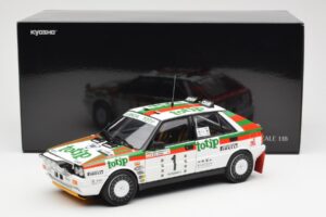 Lancia Delta HF 4WD #1 D. Cerrato Totip Rally Targa Florio 1987 Kyosho 1:18 08960C Metalas - nuotrauka 8 iš 8