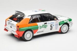 Lancia Delta HF Integrale Evo II Totip #5 A. Aghini / S. Farnocchia Rally Monte Carlo 1993 Kyosho 1:18 08348F Metalas - nuotrauka 3 iš 8