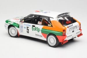 Lancia Delta HF Integrale Evo II Totip #5 A. Aghini / S. Farnocchia Rally Monte Carlo 1993 Kyosho 1:18 08348F Metalas - nuotrauka 7 iš 8