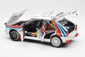 Lancia Delta HF Integrale Evo Martini #4 D. Auriol / B. Occelli Winner Rally Monte Carlo 1992 Kyosho 1:18 08348A Metalas - nuotrauka 5 iš 8