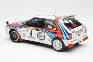 Lancia Delta HF Integrale Evo Martini #4 D. Auriol / B. Occelli Winner Rally Monte Carlo 1992 Kyosho 1:18 08348A Metalas - nuotrauka 7 iš 8