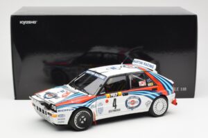 Lancia Delta HF Integrale Evo Martini #4 D. Auriol / B. Occelli Winner Rally Monte Carlo 1992 Kyosho 1:18 08348A Metalas - nuotrauka 8 iš 8