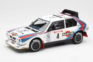 Lancia Delta S4 Martini #4 H. Toivonen / S. Cresto Rally Tour de Corse 1986 AUTOart 1:18 88620 Metalas