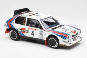 Lancia Delta S4 Martini #4 H. Toivonen / S. Cresto Rally Tour de Corse 1986 AUTOart 1:18 88620 Metalas - nuotrauka 6 iš 8