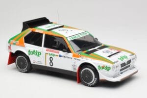 Lancia Delta S4 #8 D. Cerrato / G. Cerri Rally San Remo 1986 IXO 1:18 18RMC133 Metalas - nuotrauka 4 iš 6