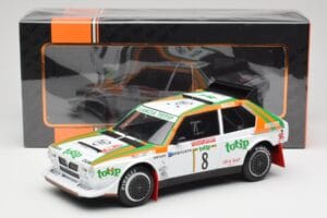 Lancia Delta S4 #8 D. Cerrato / G. Cerri Rally San Remo 1986 IXO 1:18 18RMC133 Metalas - nuotrauka 6 iš 6