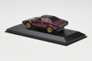Lancia Stratos Burgundiškai Raudona Minichamps 1:43 LANCIA001 Metalas - nuotrauka 3 iš 4