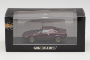 Lancia Stratos Burgundiškai Raudona Minichamps 1:43 LANCIA001 Metalas - nuotrauka 4 iš 4