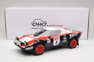 Lancia Stratos HF Gr.4 Juodas #0 M. Alen / I. Kivimäki Rally San Remo 1978 Otto 1:12 G088 Derva - nuotrauka 6 iš 6