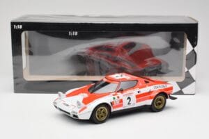 Lancia Stratos HF #2 J-B. Andruet / Biche Winners Tour de Corse 1974 Minichamps 1:18 155741702 Metalas - nuotrauka 6 iš 6