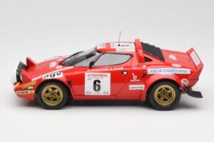 Lancia Stratos HF #6 B. Darniche / A. Mahé Winners Tour de France Automobile 1975 Minichamps 1:18 155751706 Metalas - nuotrauka 3 iš 6