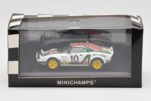 Lancia Stratos #10 Team Alitalia S. Munari / S. Maiga Rally Monte Carlo 1976 Minichamps 1:43 430761210 Metalas - nuotrauka 4 iš 4