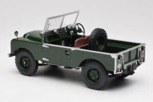 Land Rover 88 Series 1 Open Top Tamsiai Žalias MCG 1:18 MCG18367 Metalas - nuotrauka 4 iš 6