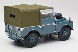 Land Rover 88 Series I Šviesiai Mėlynas Minichamps 1:18 150168907 Metalas - nuotrauka 3 iš 8