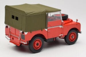 Land Rover 88 Series I Raudonas Minichamps 1:18 150168910 Metalas - nuotrauka 3 iš 8