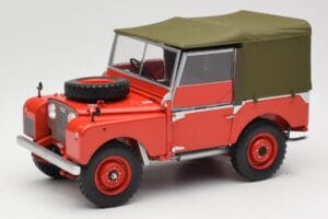 Land Rover 88 Series I Raudonas Minichamps 1:18 150168910 Metalas