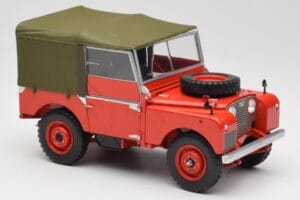 Land Rover 88 Series I Raudonas Minichamps 1:18 150168910 Metalas - nuotrauka 6 iš 8