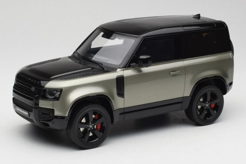 Land Rover Defender 90 HSE P400 L663 Pangea Green Metallic GT Spirit 1:18 GT517 Derva