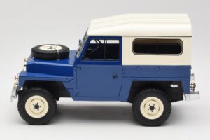 Land Rover Lightweight Series III Tamsiai Mėlynas BoS Models 1:18 BOS382 Derva - nuotrauka 3 iš 6