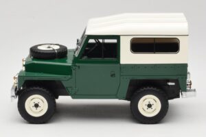 Land Rover Lightweight Series III Hard Top Tamsiai Žalias BoS Models 1:18 BOS355 Derva - nuotrauka 3 iš 6