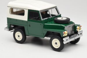 Land Rover Lightweight Series III Hard Top Tamsiai Žalias BoS Models 1:18 BOS355 Derva - nuotrauka 4 iš 6