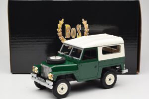Land Rover Lightweight Series III Hard Top Tamsiai Žalias BoS Models 1:18 BOS355 Derva - nuotrauka 6 iš 6