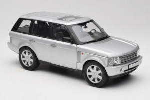 Land Rover Range Rover L322 Sidabrinis Welly 1:18 12536W Metalas - nuotrauka 6 iš 8