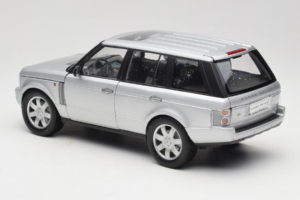 Land Rover Range Rover L322 Sidabrinis Welly 1:18 12536W Metalas - nuotrauka 7 iš 8