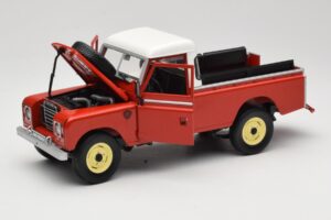 Land Rover Series I 109 Pickup Raudonas Eagle Collectibles 1:18 440500 Metalas - nuotrauka 2 iš 8