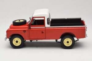 Land Rover Series I 109 Pickup Raudonas Eagle Collectibles 1:18 440500 Metalas - nuotrauka 4 iš 8