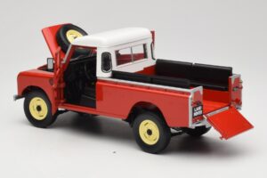 Land Rover Series I 109 Pickup Raudonas Eagle Collectibles 1:18 440500 Metalas - nuotrauka 5 iš 8