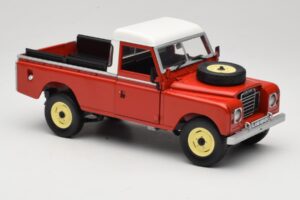 Land Rover Series I 109 Pickup Raudonas Eagle Collectibles 1:18 440500 Metalas - nuotrauka 6 iš 8