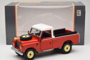Land Rover Series I 109 Pickup Raudonas Eagle Collectibles 1:18 440500 Metalas - nuotrauka 8 iš 8