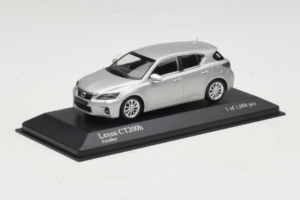 Lexus CT200h Sidabras Minichamps 1:43 410166001 Metalas - nuotrauka 2 iš 4