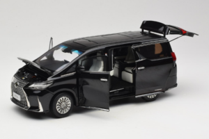 Lexus LM300h Juodas Kyosho 1:18 08963BK Metalas - nuotrauka 2 iš 8