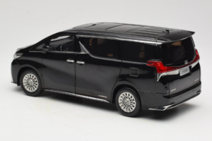 Lexus LM300h Juodas Kyosho 1:18 08963BK Metalas - nuotrauka 7 iš 8