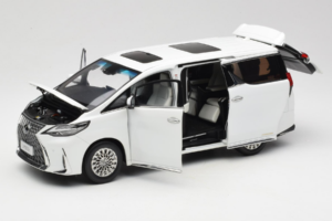 Lexus LM300h White Pearl Kyosho 1:18 08963WP Metalas - nuotrauka 2 iš 8