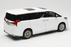 Lexus LM300h White Pearl Kyosho 1:18 08963WP Metalas - nuotrauka 3 iš 8