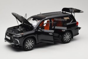 Lexus LX570 J200 Juodas LCD 1:18 LCD18010-BL Metalas - nuotrauka 2 iš 8