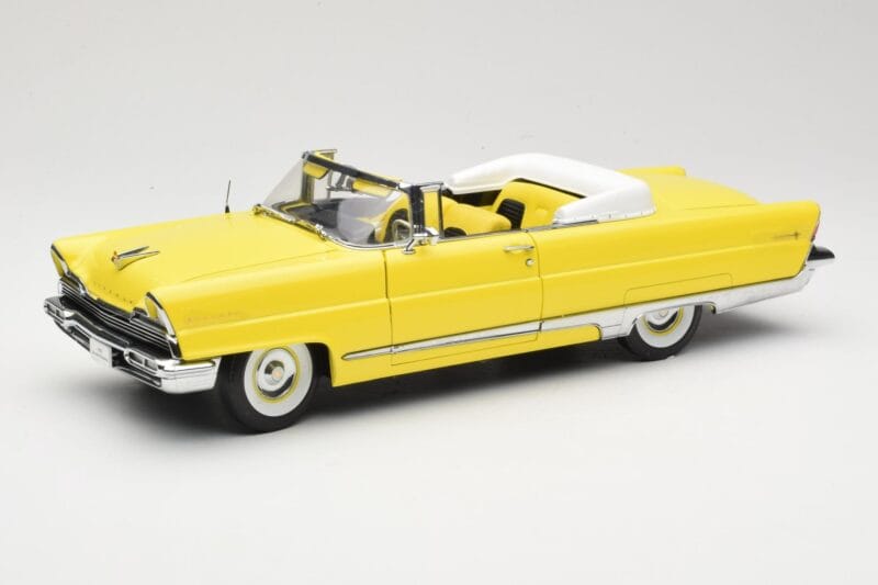 Lincoln Premiere Kabrioletas Geltonas Sun Star 1:18 4641 Metalas