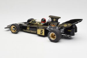 Lotus 72D #5 E. Fittipaldi John Player Special GP Spain 1972 MCG 1:18 MCG18610F Metalas - nuotrauka 4 iš 6
