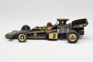 Lotus 72D #5 E. Fittipaldi John Player Special GP Spain 1972 MCG 1:18 MCG18610F Metalas - nuotrauka 5 iš 6