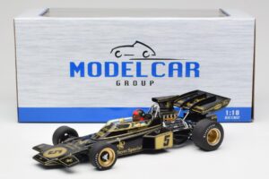 Lotus 72D #5 E. Fittipaldi John Player Special GP Spain 1972 MCG 1:18 MCG18610F Metalas - nuotrauka 6 iš 6