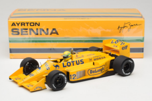 Lotus 99T Honda #12 A. Senna Team Lotus 1987 Minichamps 1:18 540871812 Metalas - nuotrauka 7 iš 7