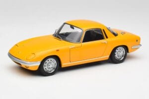 Lotus Elan S/E Racing Geltonas AUTOart 1:18 75352 Metalas