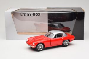Lotus Elise S1 Raudonas & Sidabrinis Whitebox 1:18 WB18003 Metalas - nuotrauka 8 iš 8