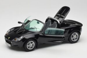 Lotus Elise S1 Roadster Juodas Chrono 1:18 CH001 Metalas - nuotrauka 2 iš 8
