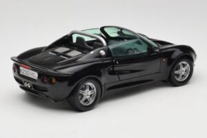 Lotus Elise S1 Roadster Juodas Chrono 1:18 CH001 Metalas - nuotrauka 3 iš 8