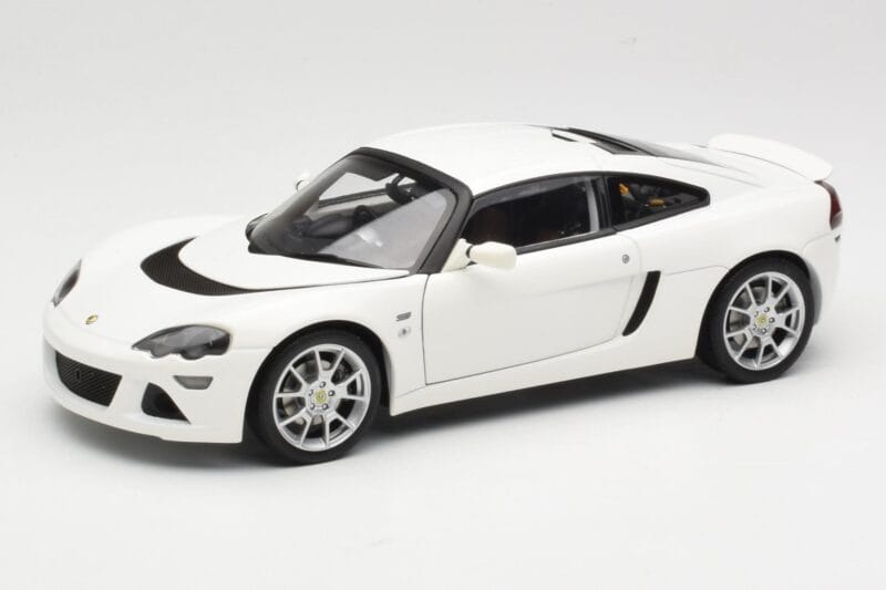 Lotus Europa S Baltas AUTOart 1:18 75368 Metalas