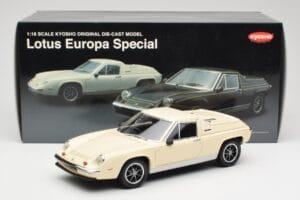 Lotus Europa S2 Special Baltas Kyosho 1:18 08155W Metalas - nuotrauka 8 iš 8